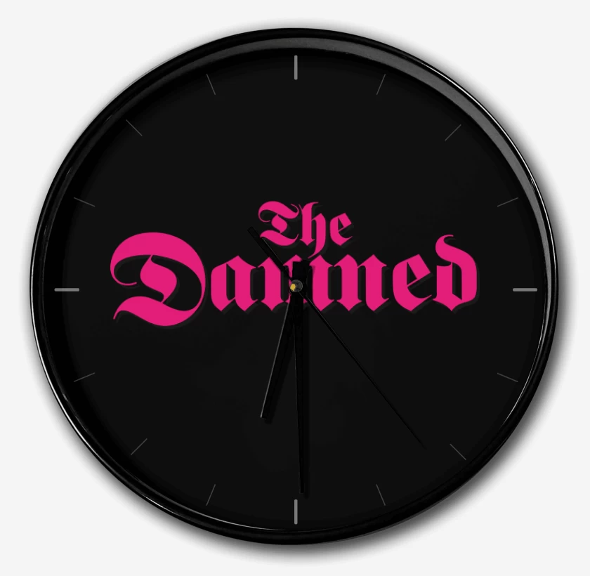 Reloj Negro de The Damned Logo