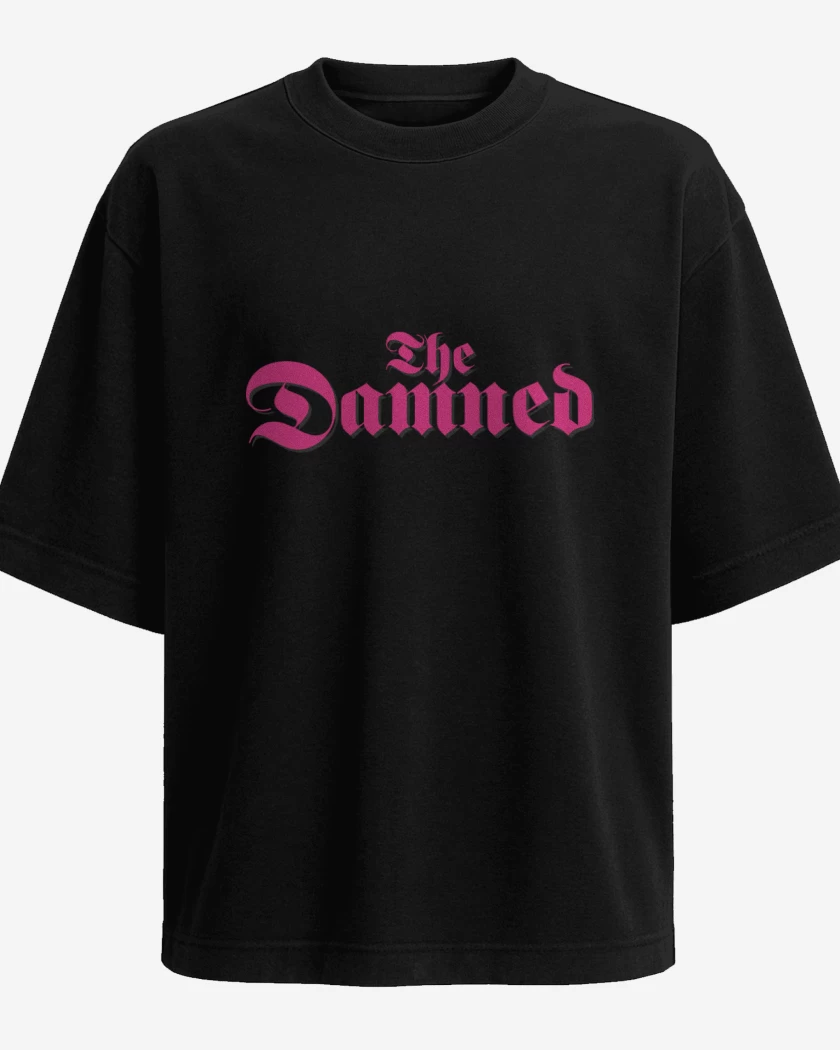 Polera Oversize The Damned Logo
