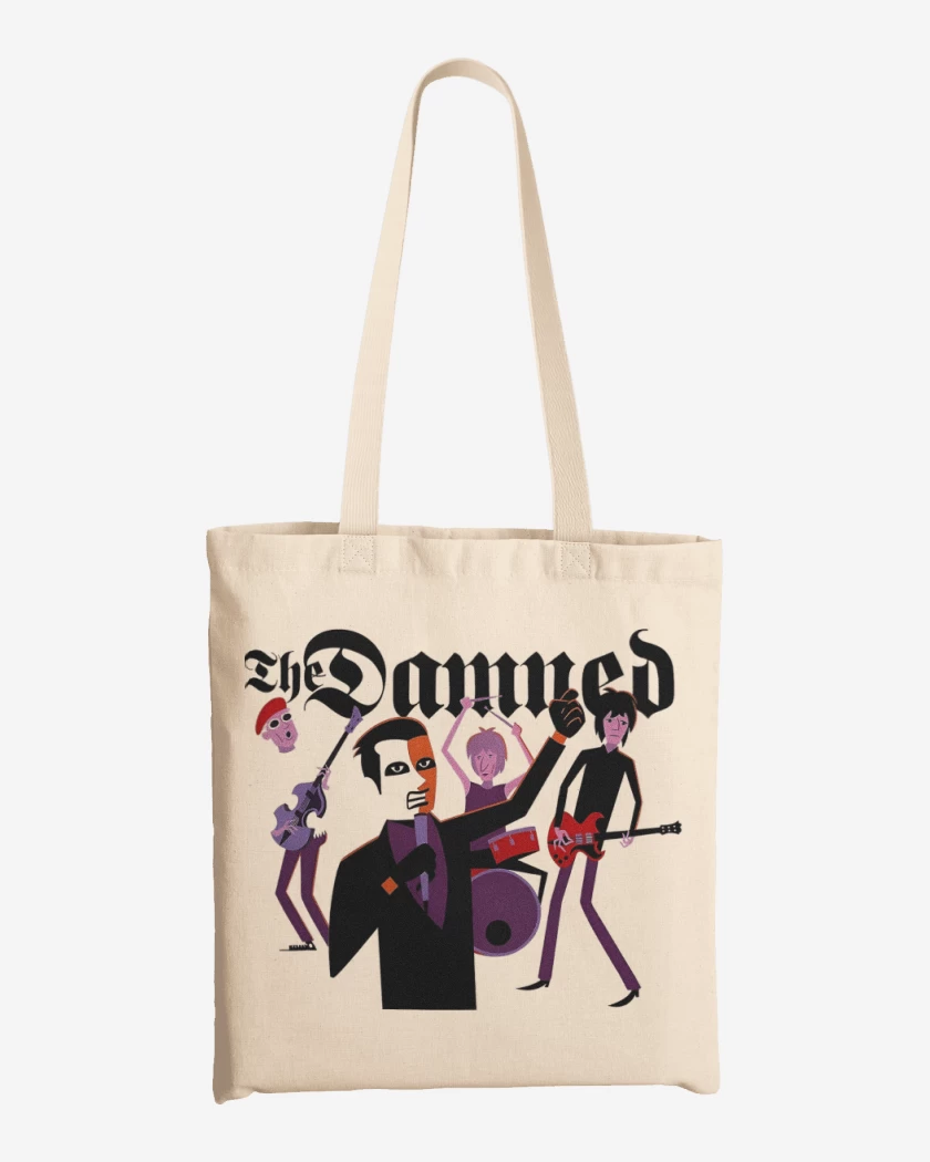 Totebag The Damned Cartoon