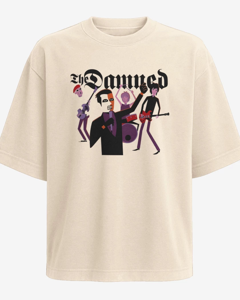 Polera Oversize The Damned Cartoon