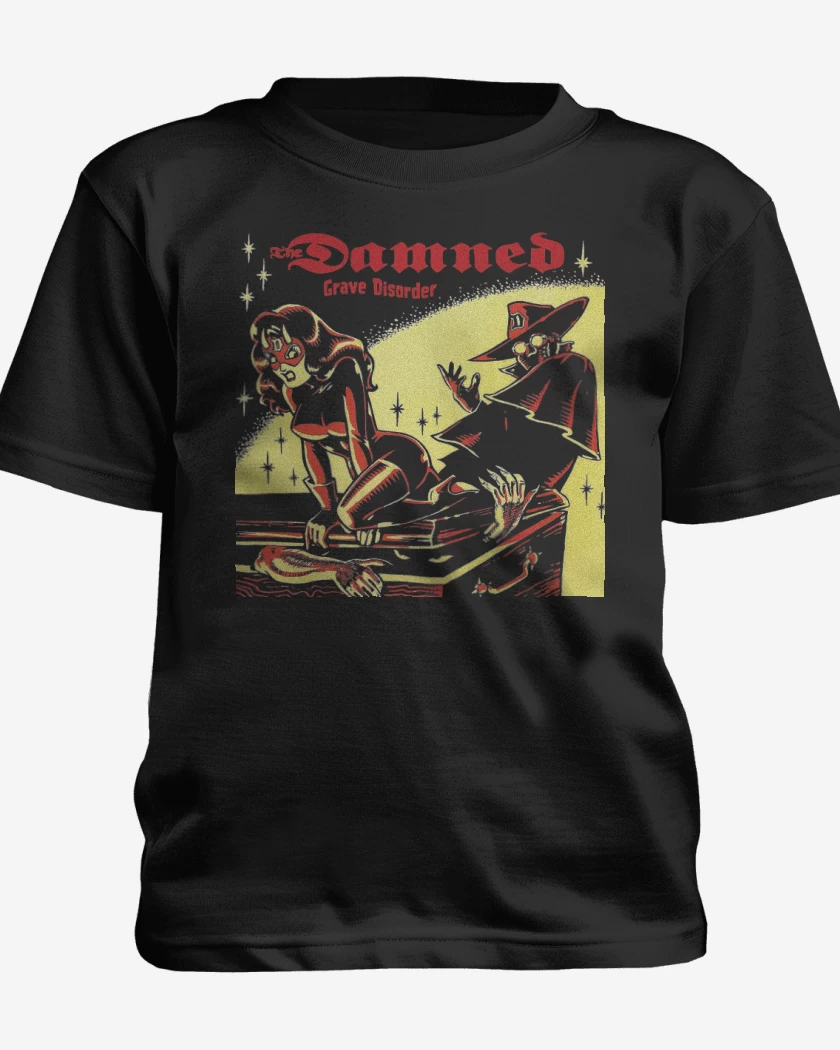 Polera de niño Negro de The Damned Grave Disorder