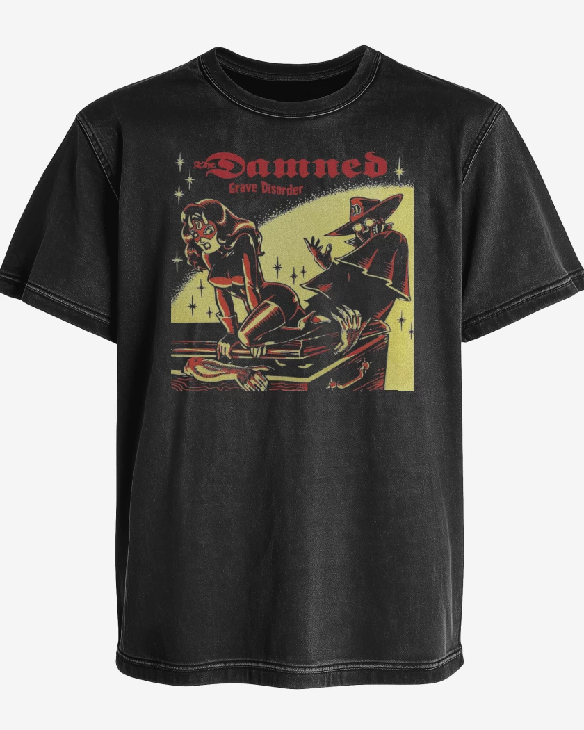 Polera desgastada The Damned Grave Disorder