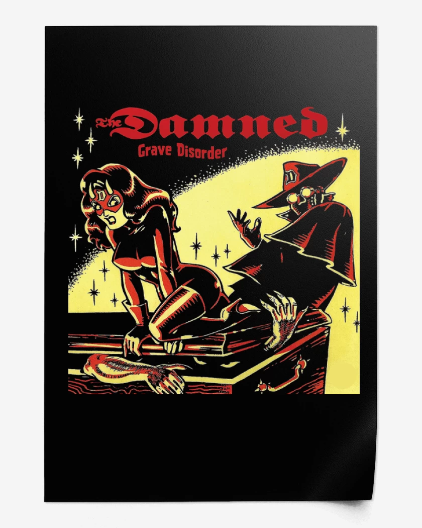 Print The Damned Grave Disorder