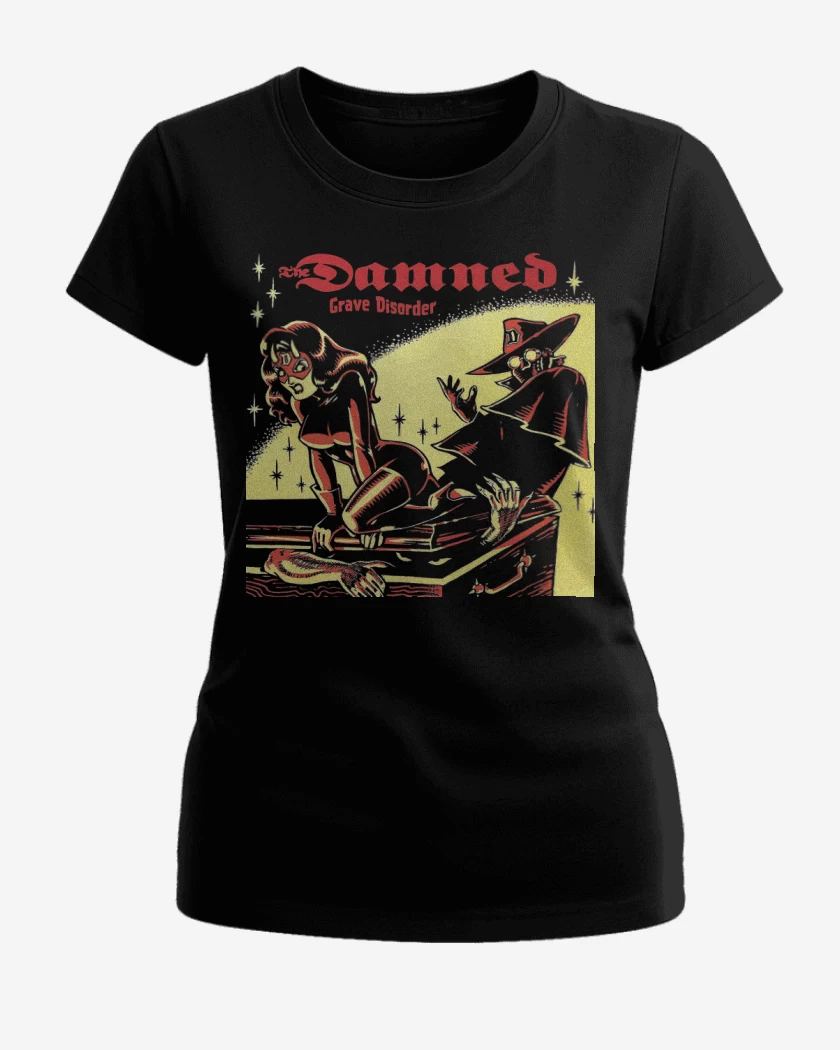 Polera de Mujer Negro de The Damned Grave Disorder