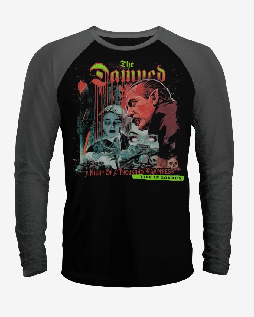 Polera Raglan The Damned A Night of 