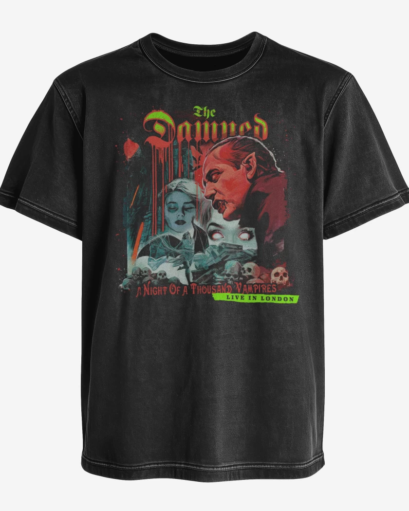 Polera desgastada The Damned A Night of 