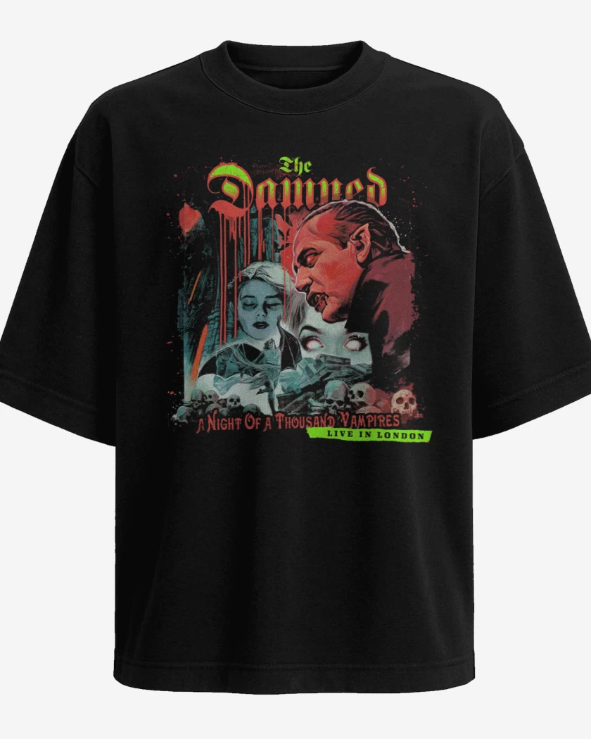 Polera Oversize The Damned A Night of 
