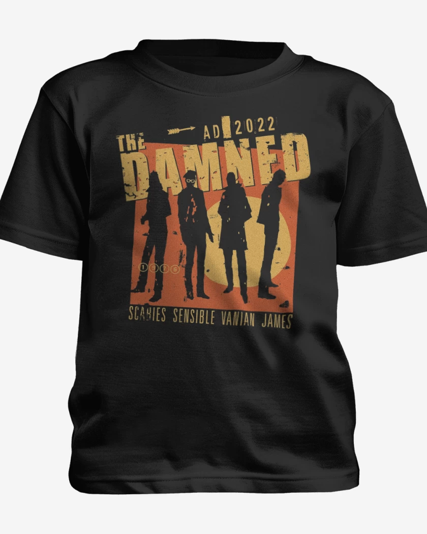 Polera de niño Negro de The Damned AD 2022