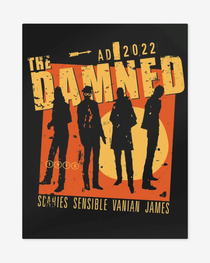 Print metalico The Damned AD 2022