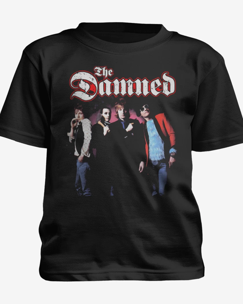 Polera de niño Negro de The Damned Band