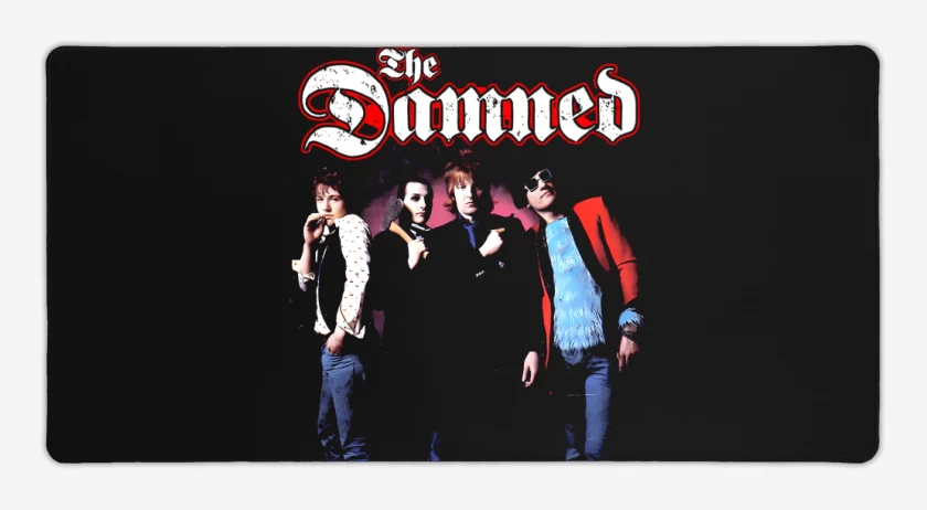 Mouse pad Gamer Negro de The Damned Band
