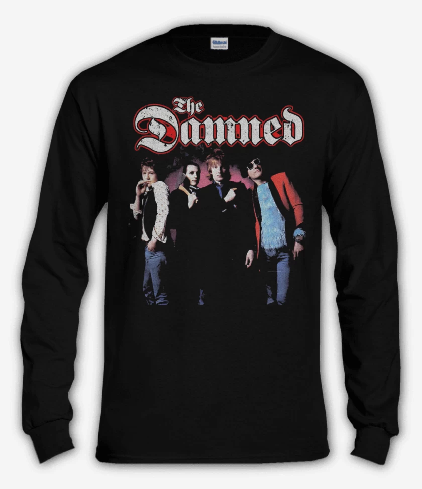 Polera manga larga Negro de The Damned Band