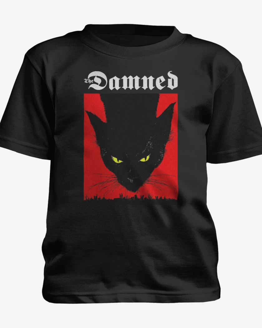 Polera de niño Negro de The Damned The Black Cat