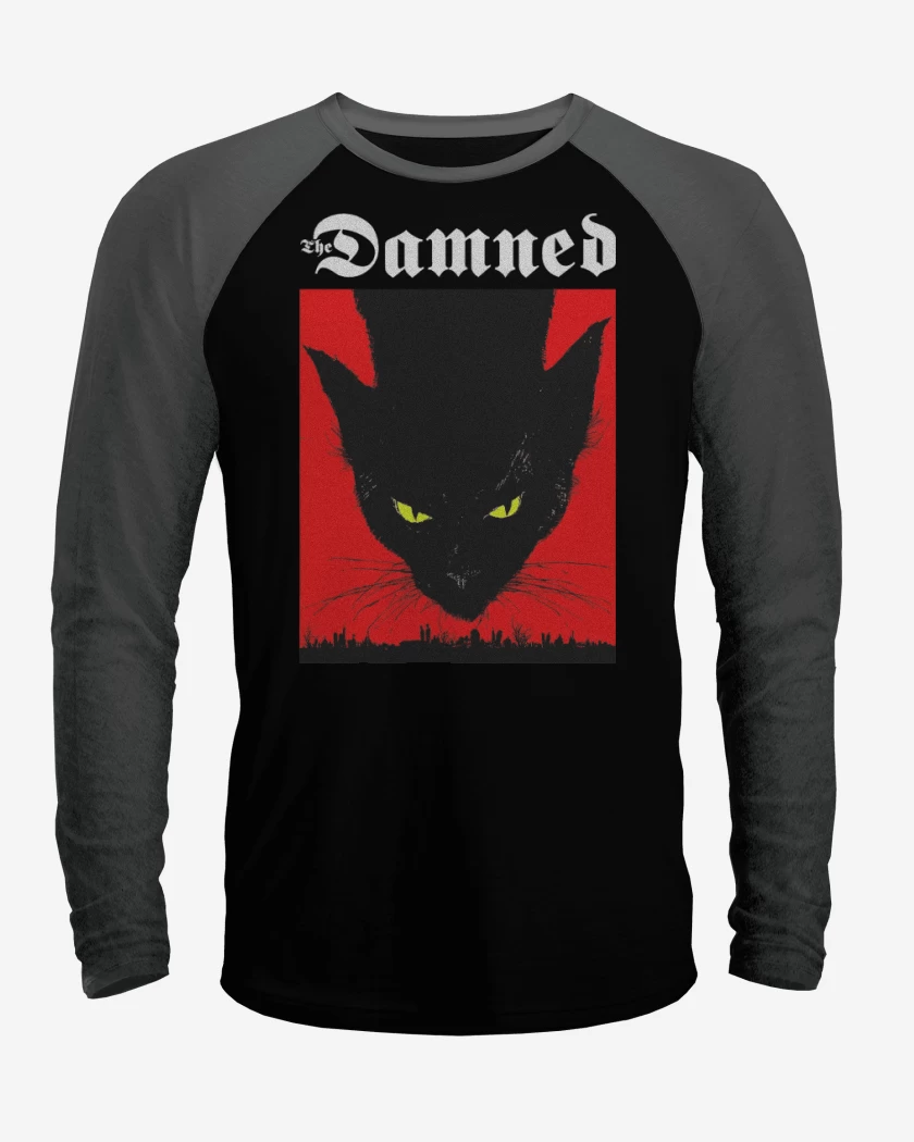 Polera Raglan The Damned The Black Cat