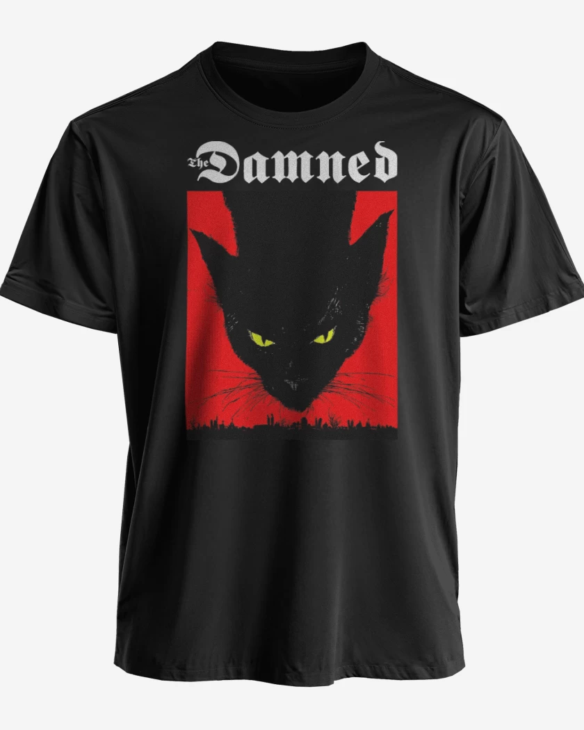 Polera premium Negro de The Damned The Black Cat