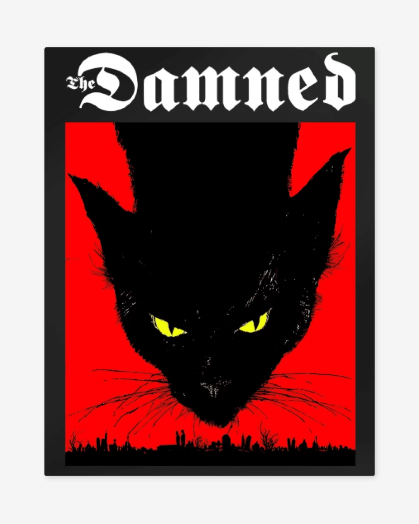 Print metalico The Damned The Black Cat