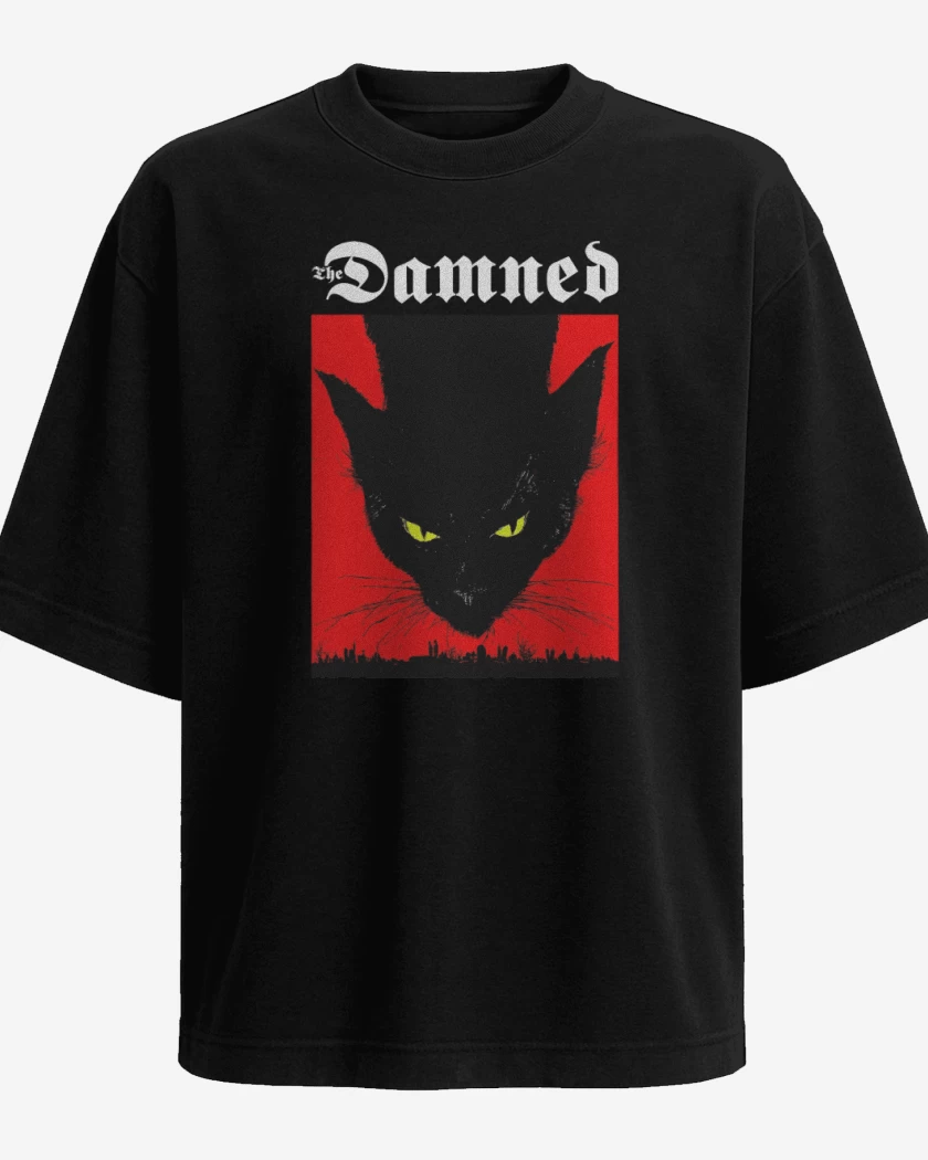 Polera Oversize The Damned The Black Cat