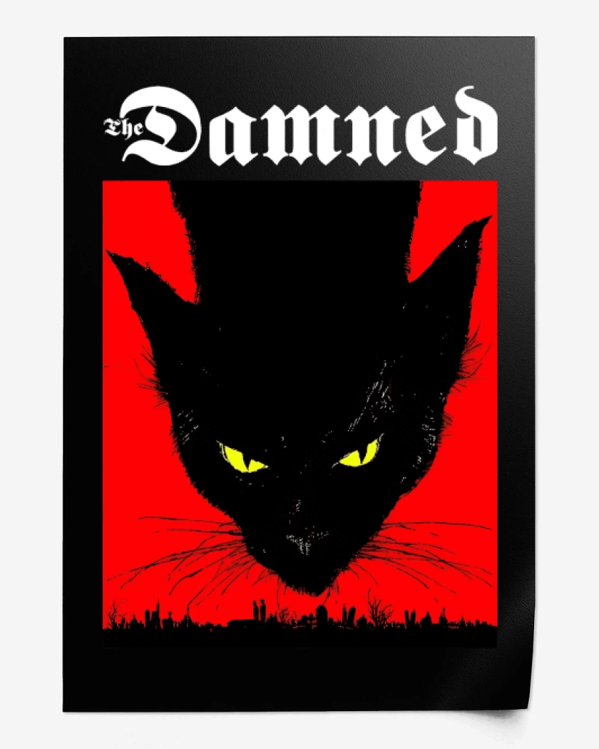 Print The Damned The Black Cat