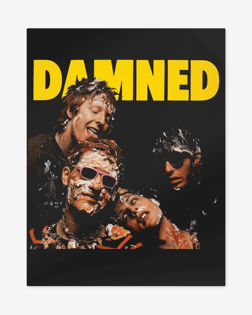 Print metalico The Damned Damned Damned
