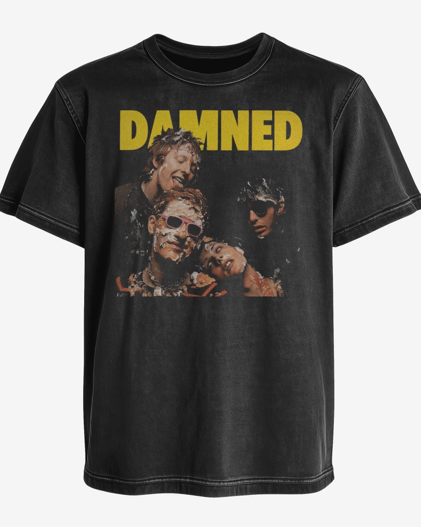 Polera desgastada The Damned Damned Damned