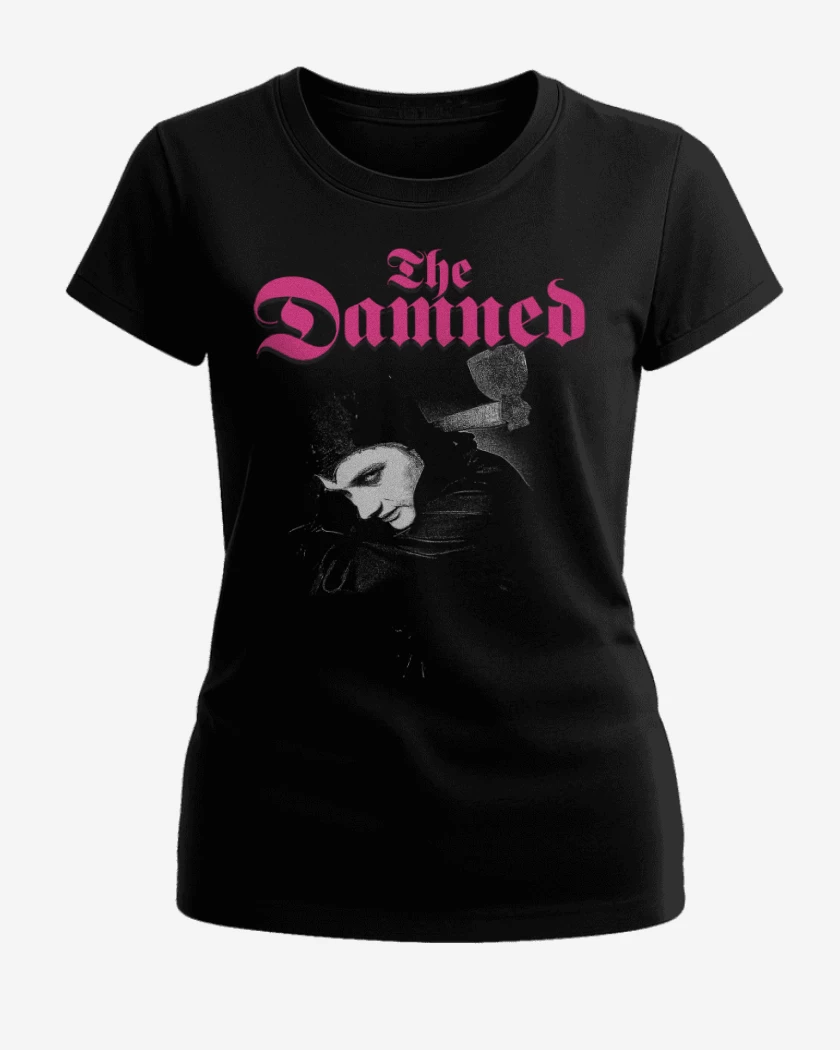 Polera de Mujer Negro de The Damned Dave Vanian
