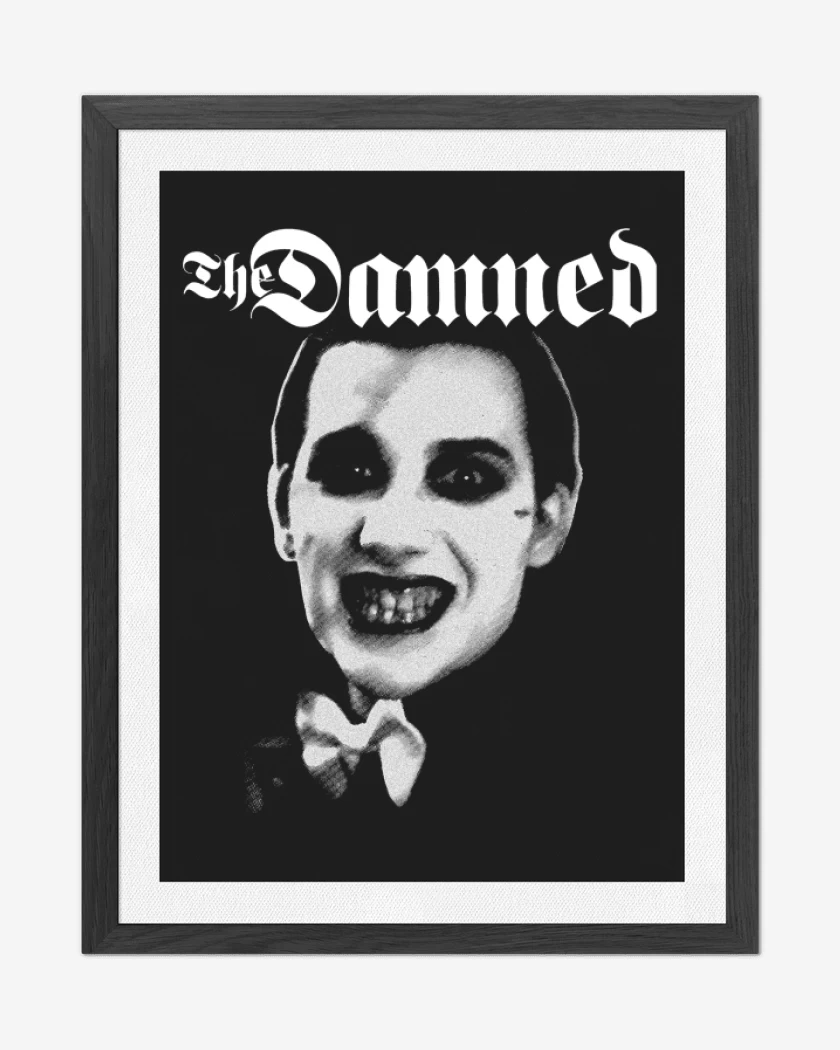 Cuadro decorativo Negro de The Damned Vanian