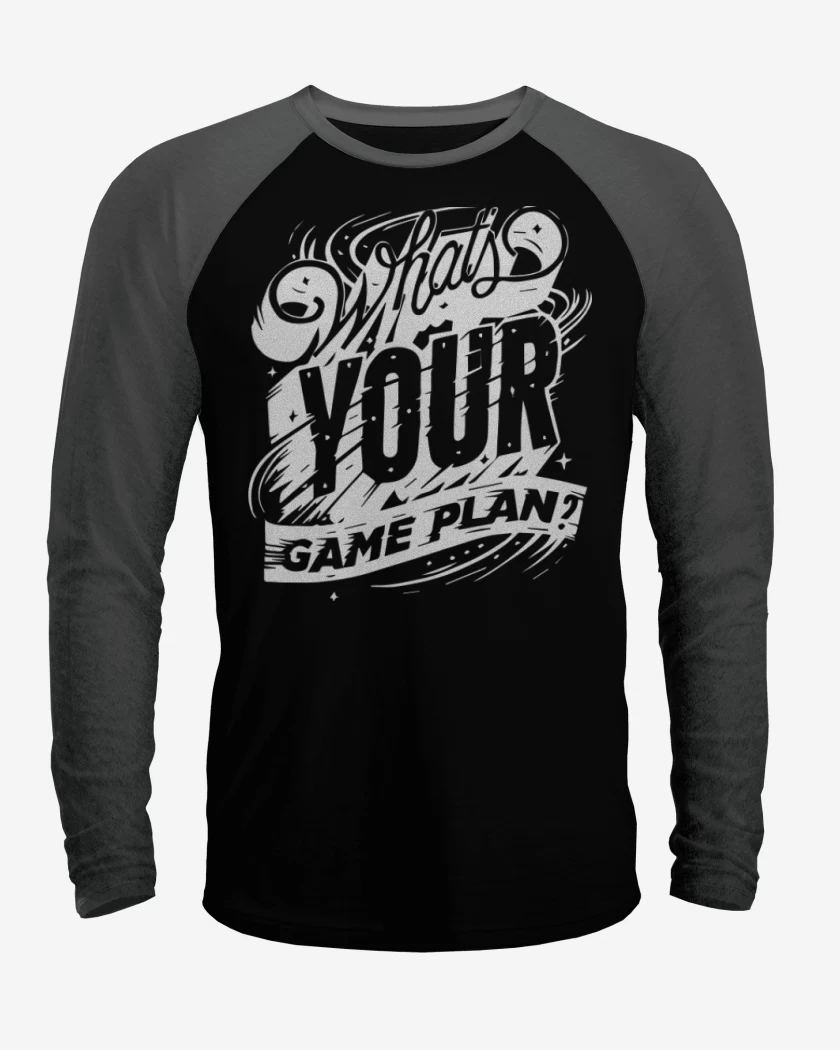 Polera Raglan Whats your game plan