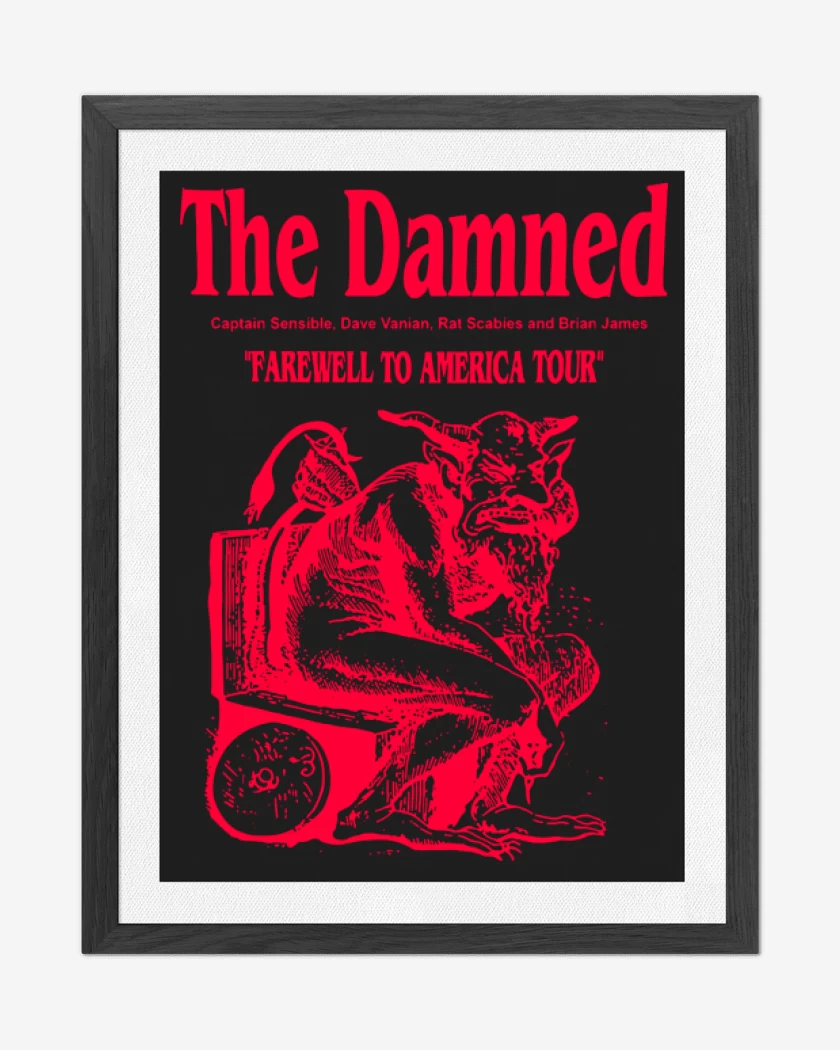 Cuadro decorativo The Damned Farewell To America