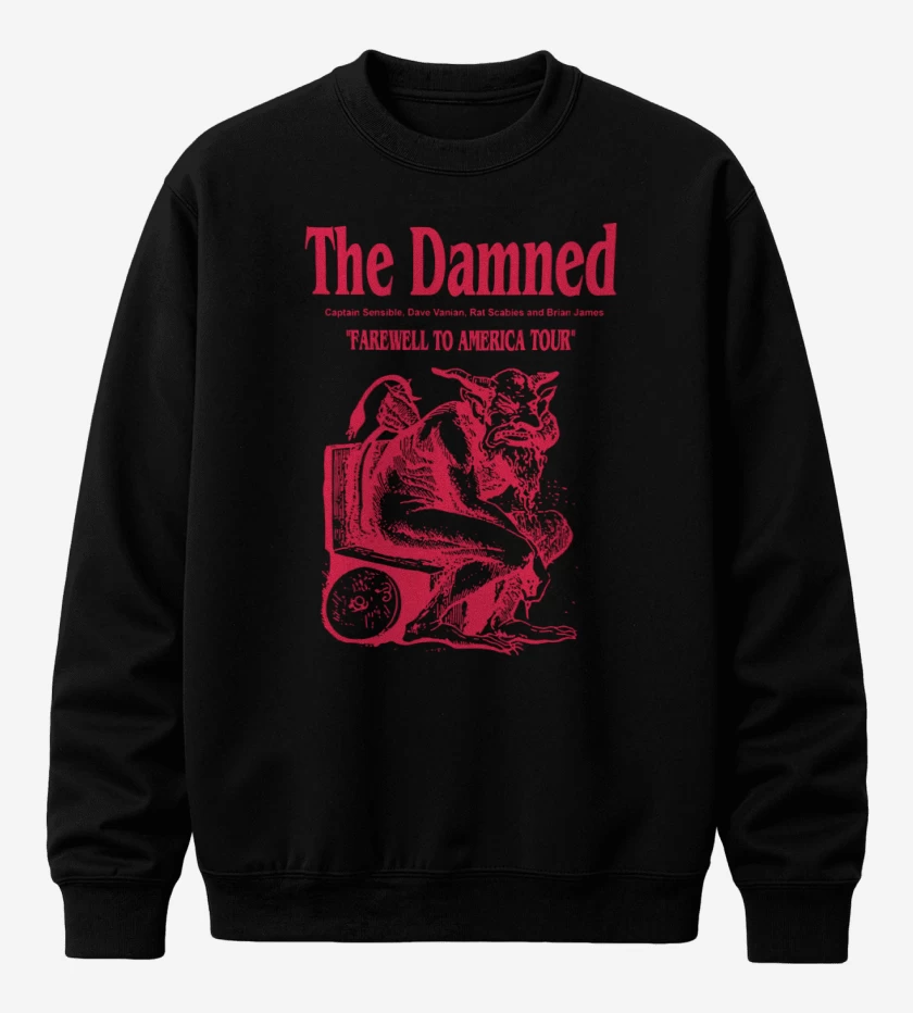 Poleron polo The Damned Farewell To America