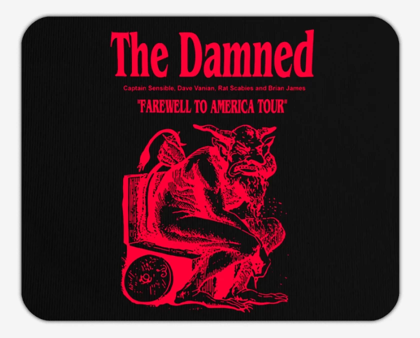 Mousepad The Damned Farewell To America