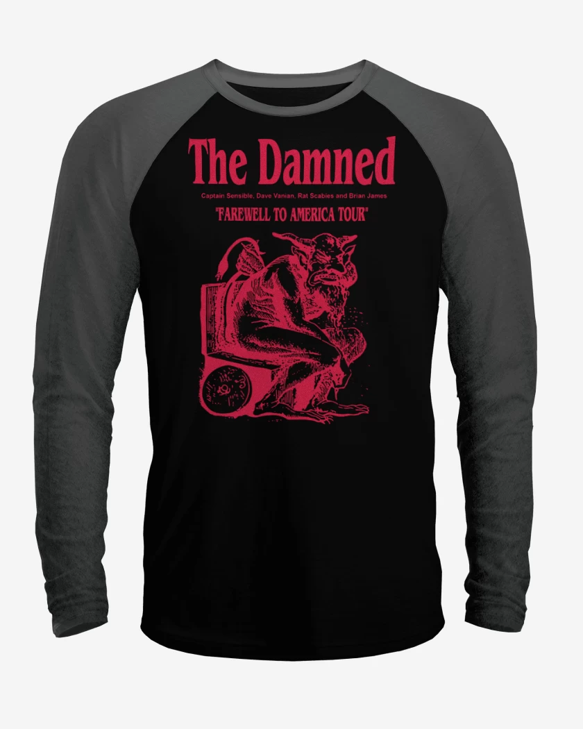 Polera Raglan The Damned Farewell To America
