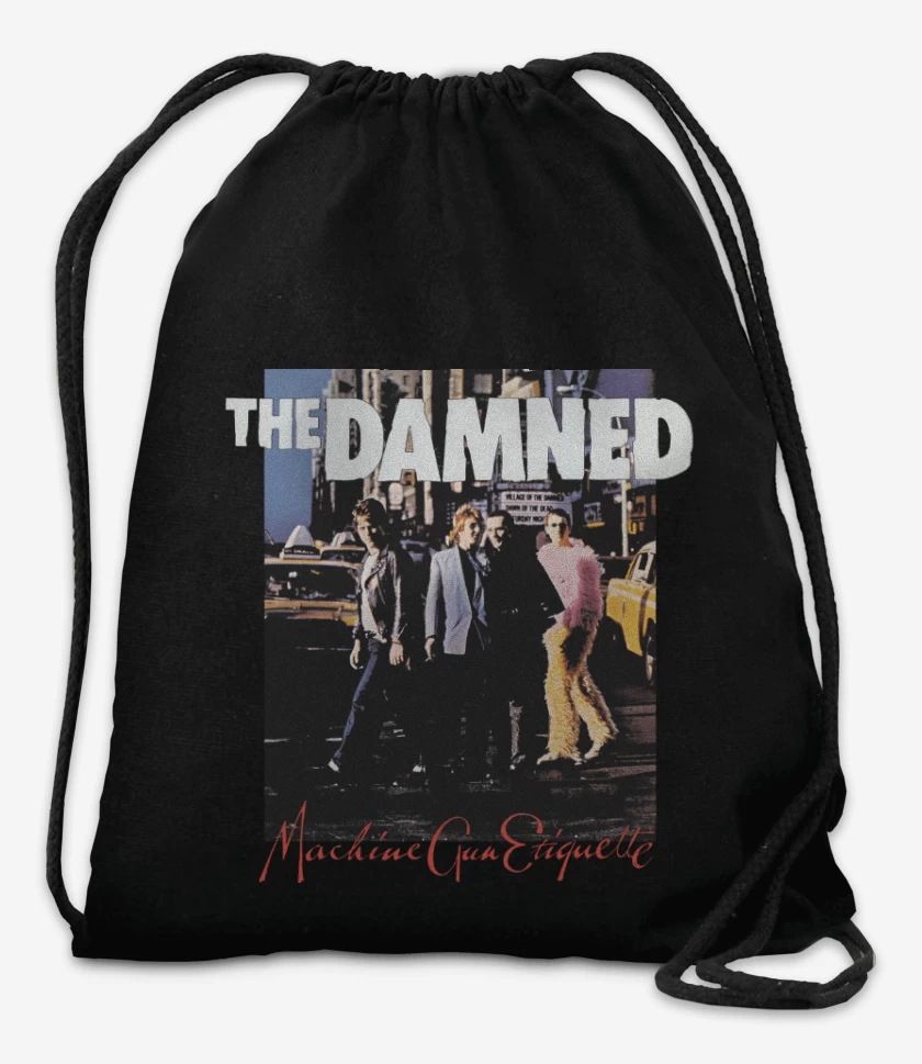 Mochila Negro de The Damned Machine Gun Etiquette