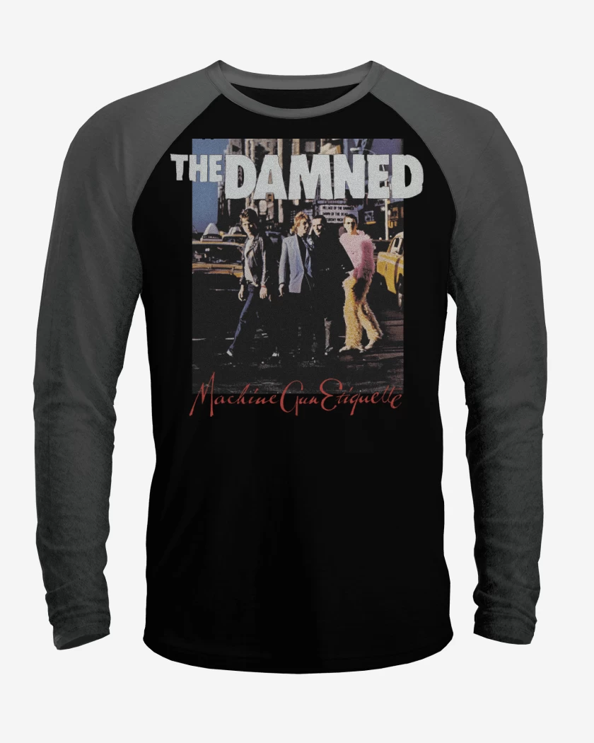 Polera Raglan The Damned Machine Gun Etiquette