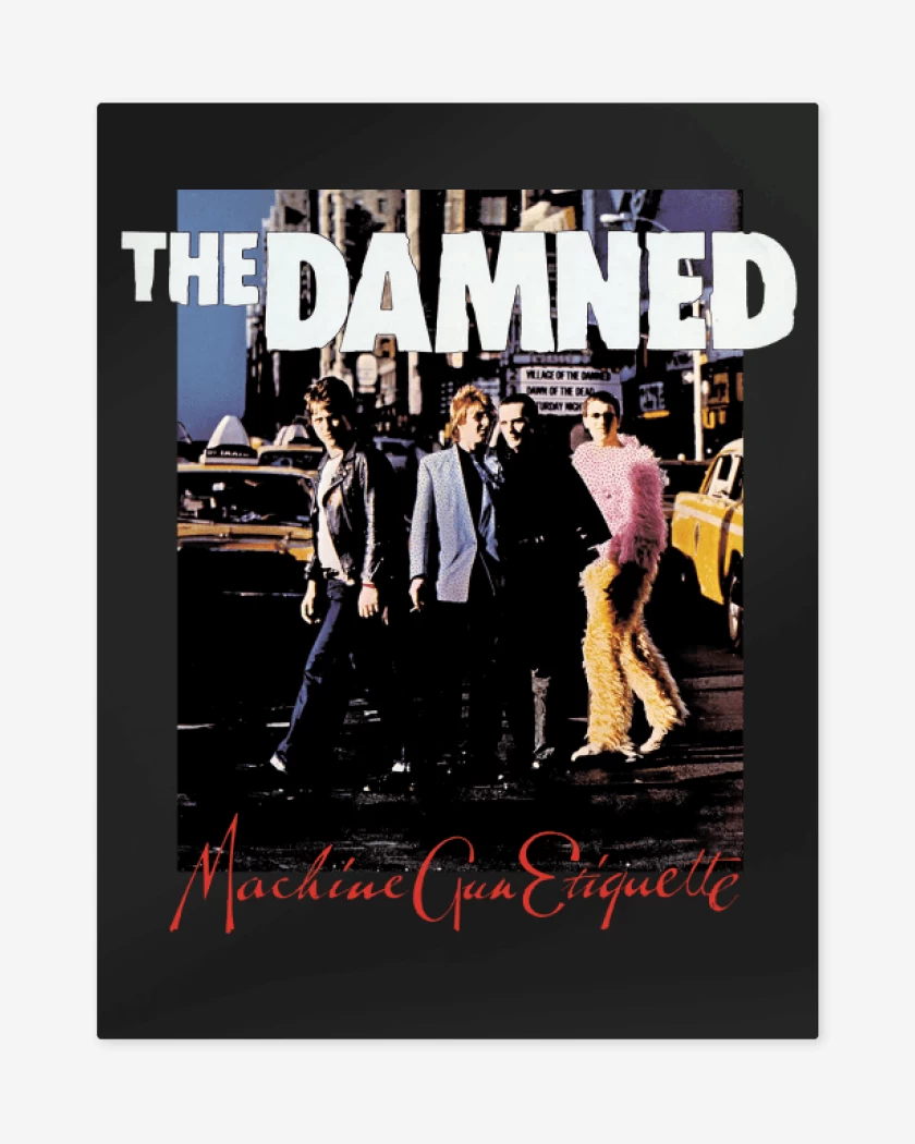 Print metalico The Damned Machine Gun Etiquette