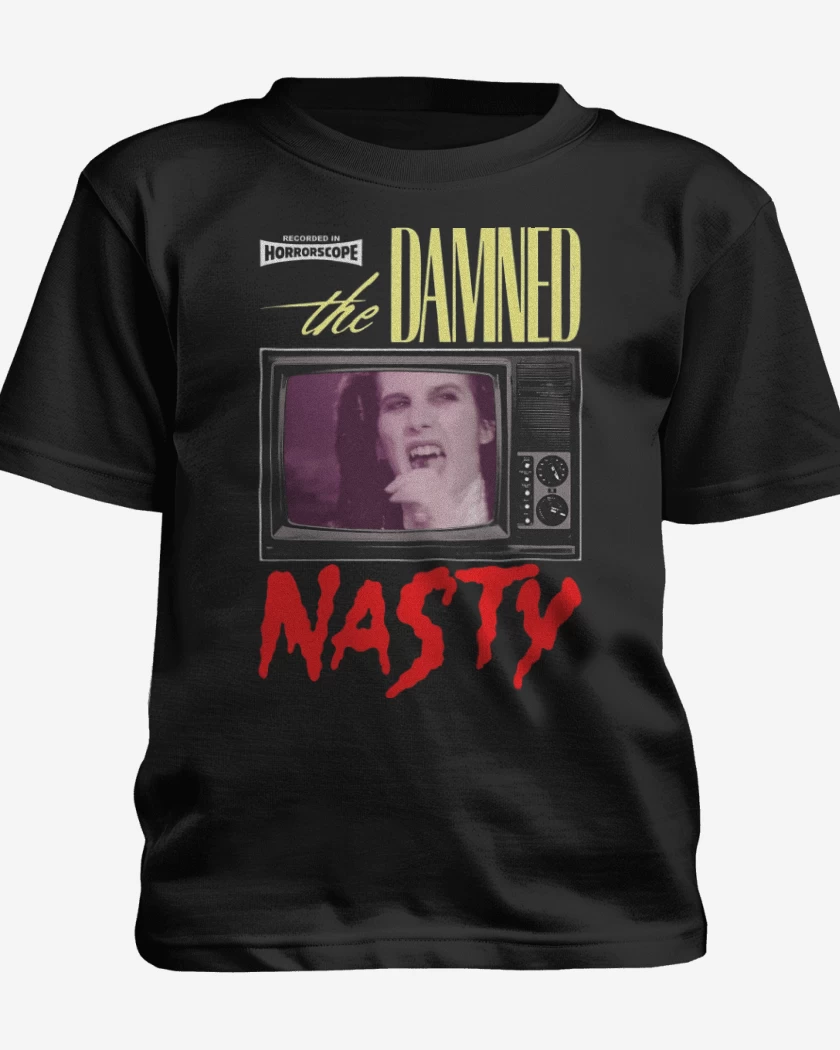 Polera de niño Negro de The Damned Nasty