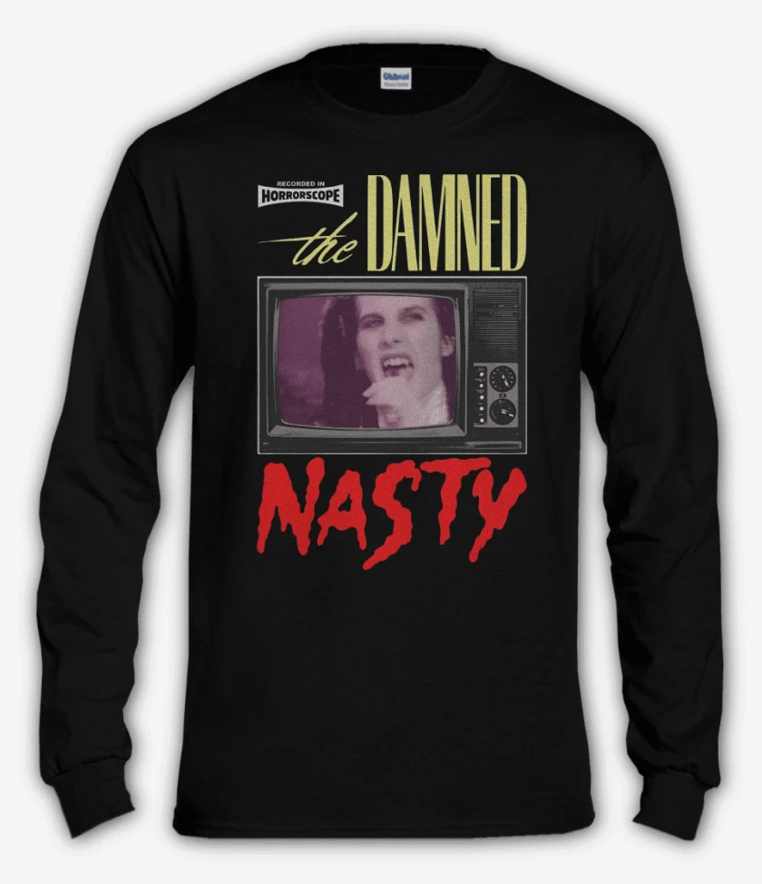 Polera manga larga Negro de The Damned Nasty