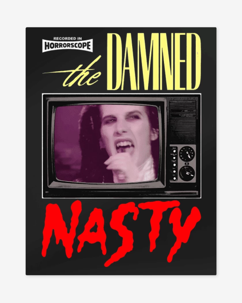 Print metalico The Damned Nasty