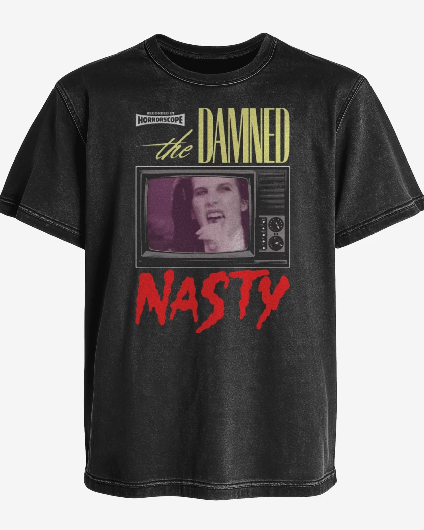 Polera desgastada The Damned Nasty