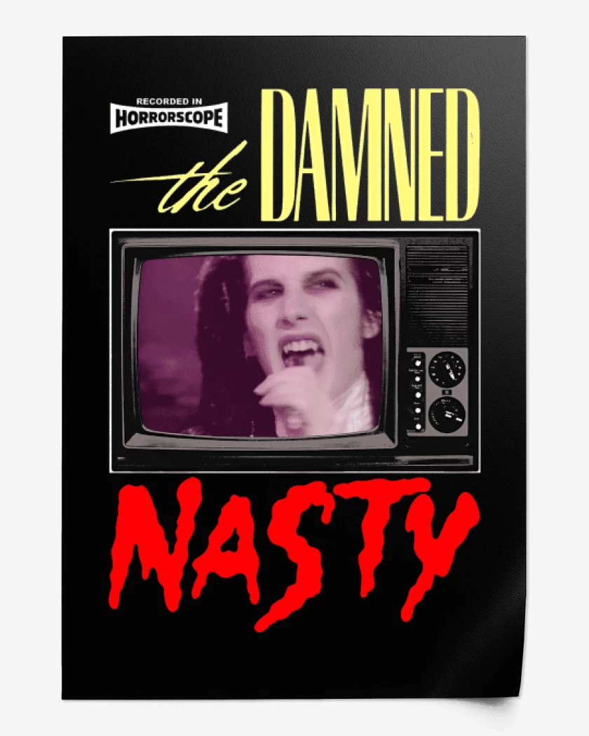 Print Negro de The Damned Nasty