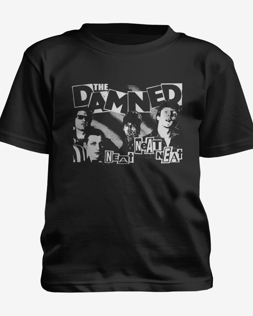 Polera de niño Negro de The Damned Neat Neat Neat