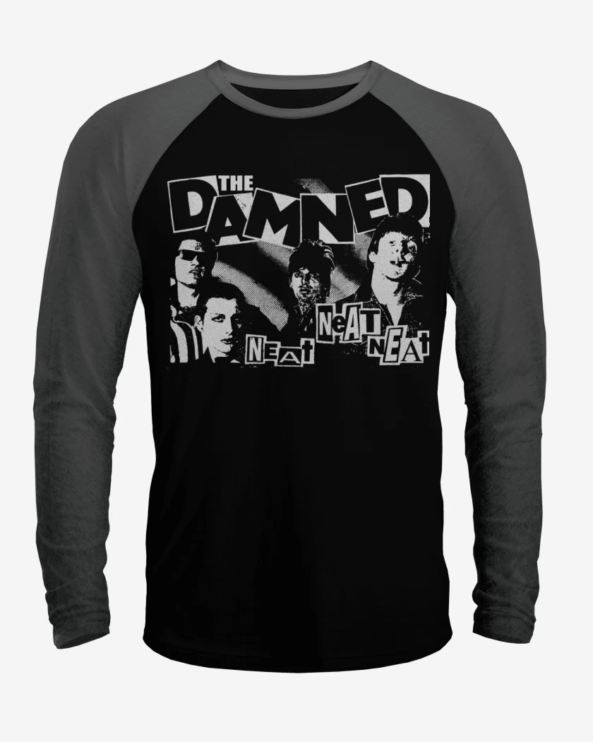 Polera Raglan The Damned Neat Neat Neat