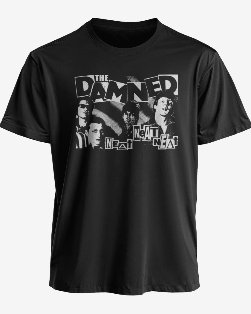 Polera premium Negro de The Damned Neat Neat Neat