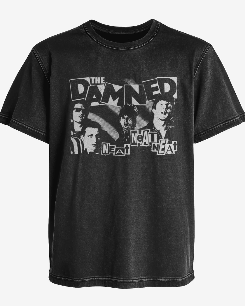 Polera desgastada The Damned Neat Neat Neat