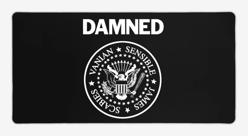 Mouse pad Gamer Negro de THE DAMNED