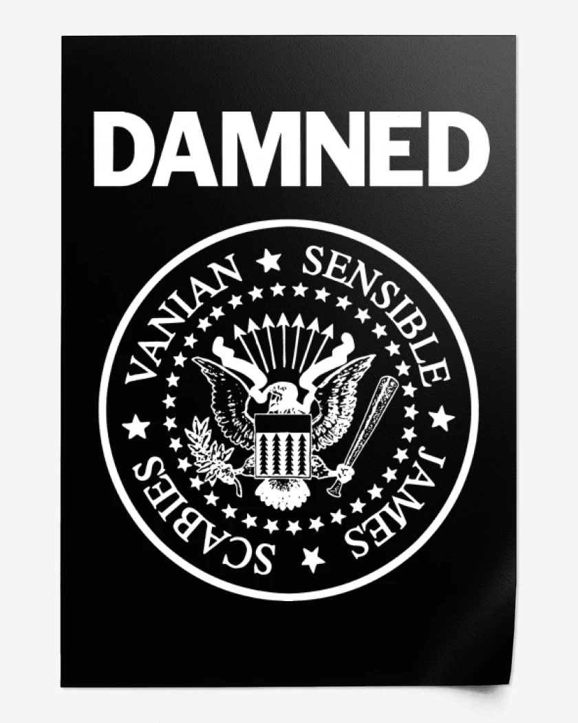 Print Negro de THE DAMNED