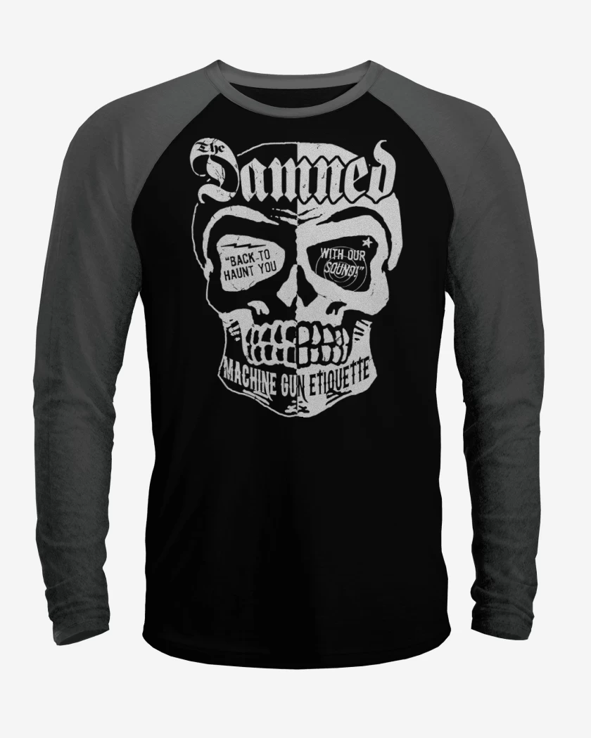 Polera Raglan The Damned Skull