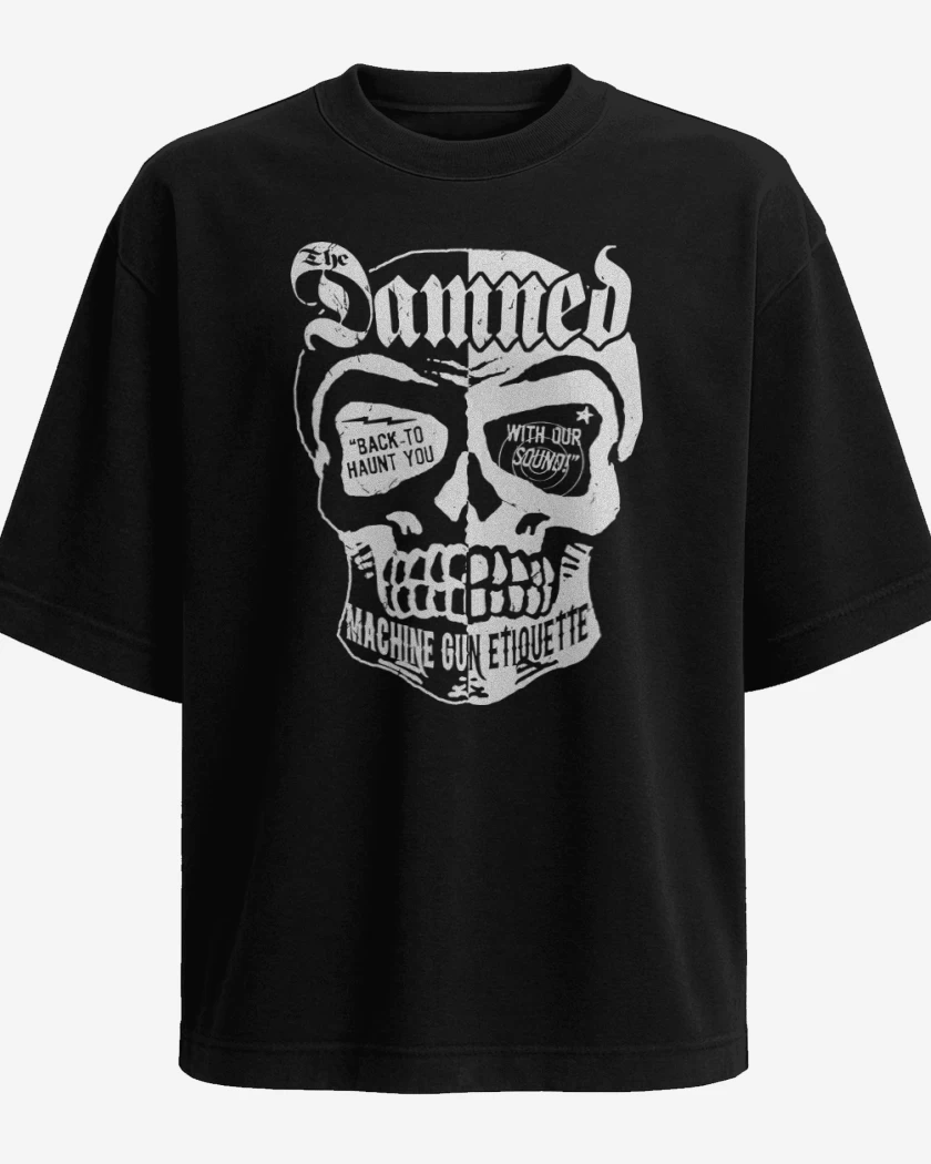 Polera Oversize The Damned Skull