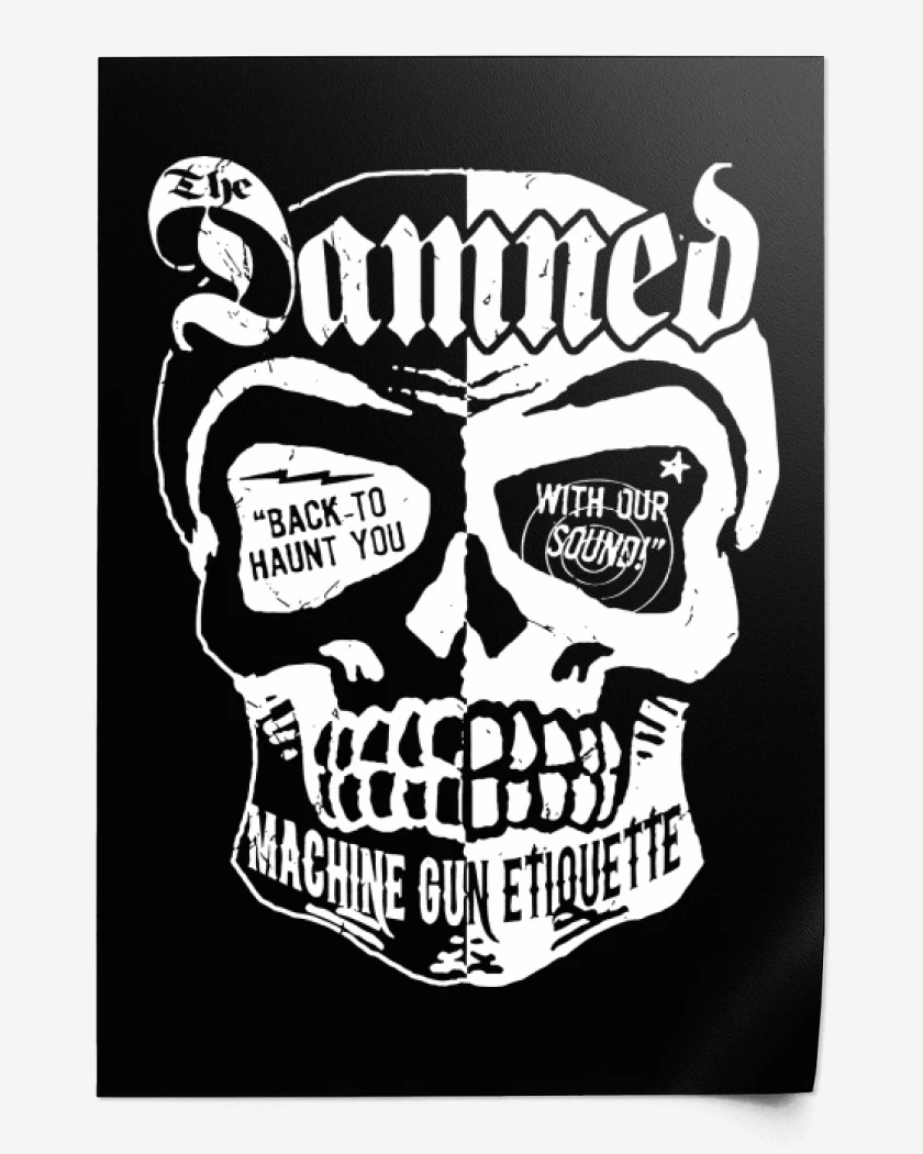 Print The Damned Skull