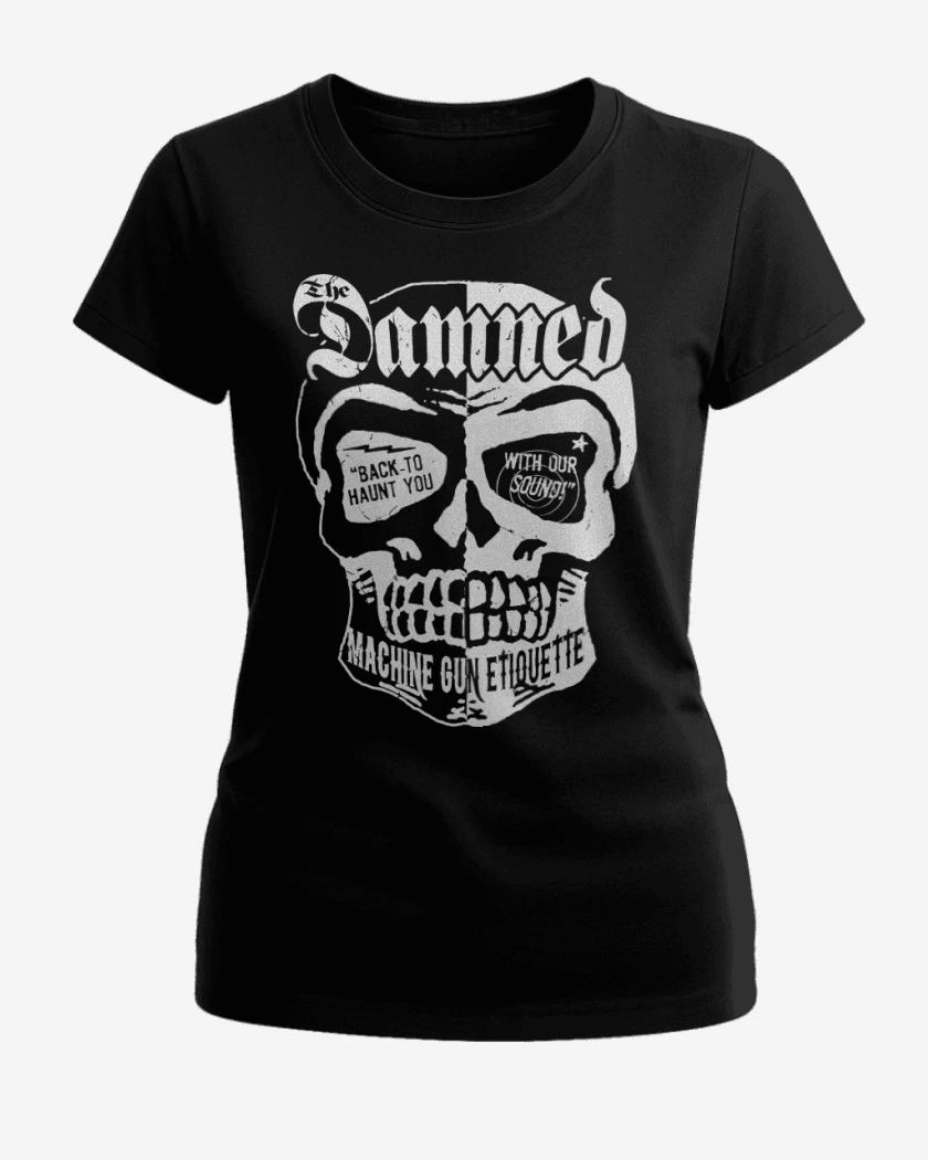 Polera de Mujer Negro de The Damned Skull