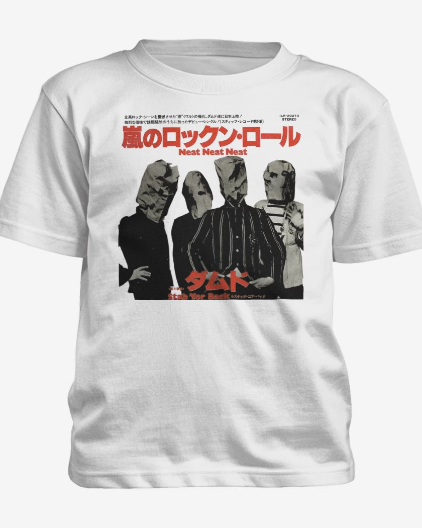 Polera de niño Blanco de The Damned Neat JP